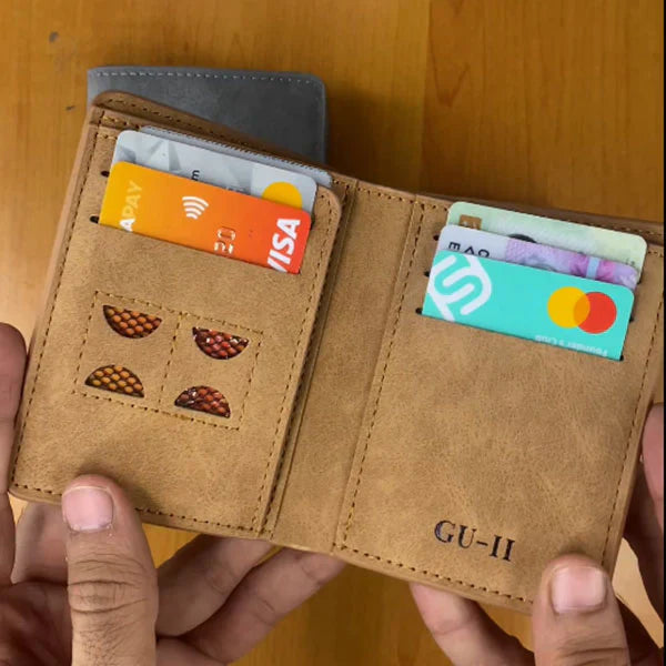 Short Leather Wallet (Buy 1 Get 1 Free)
